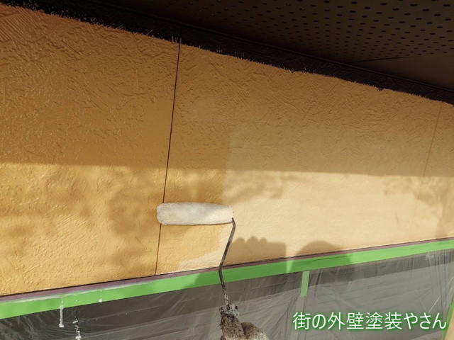 小倉南区で戸建ての外壁・屋根の塗装作業開始です