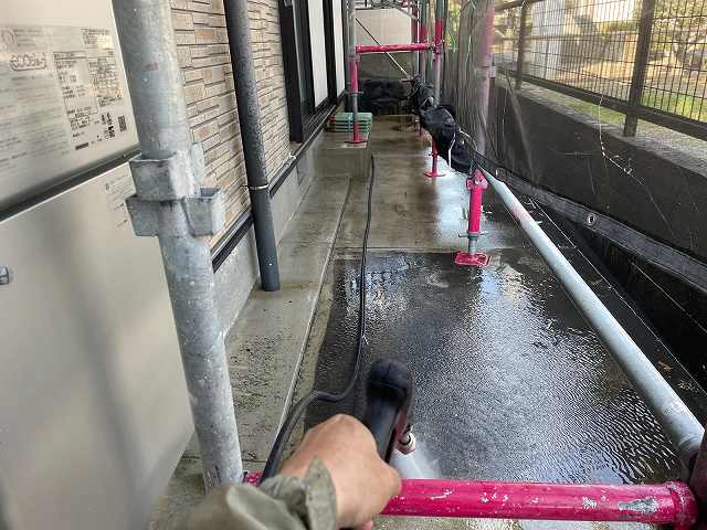 筑紫野市外壁塗り替え洗浄 (4)