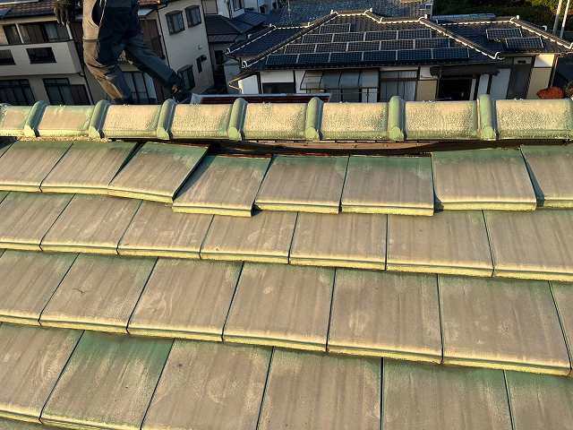 筑紫野市台風で瓦屋根が被害に！補修工事依頼を頂きました